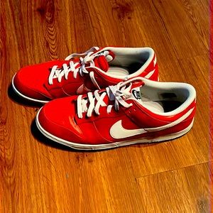 Red Nike mens sneakers
